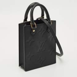 Pre Owned Louis Vuitton Monogram Giant Empreinte Leather Petit Sac Plat Bag