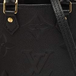 Pre Owned Louis Vuitton Monogram Giant Empreinte Leather Petit Sac Plat Bag