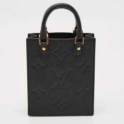 Pre Owned Louis Vuitton Monogram Giant Empreinte Leather Petit Sac Plat Bag