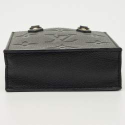 Pre Owned Louis Vuitton Monogram Giant Empreinte Leather Petit Sac Plat Bag