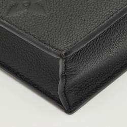 Pre Owned Louis Vuitton Monogram Giant Empreinte Leather Petit Sac Plat Bag