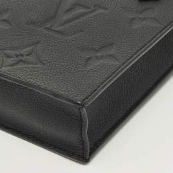 Pre Owned Louis Vuitton Monogram Giant Empreinte Leather Petit Sac Plat Bag