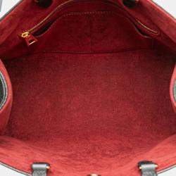 Pre Owned Louis Vuitton Black Bicolor Monogram Empreinte Giant Onthego MM