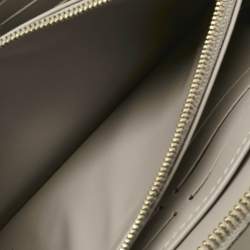Pre Owned Louis Vuitton Grey Suhali Leather Zip Continental Wallet