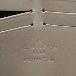 Pre Owned Louis Vuitton Grey Suhali Leather Zip Continental Wallet
