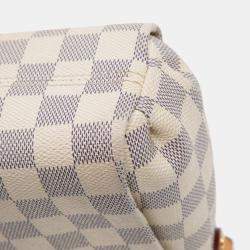 Pre Owned Louis Vuitton White Damier Azur Croisette