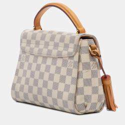 Pre Owned Louis Vuitton White Damier Azur Croisette
