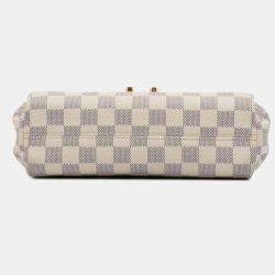 Pre Owned Louis Vuitton White Damier Azur Croisette