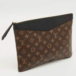 Pre Owned Louis Vuitton Black Monogram Canvas Daily Pouch