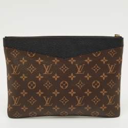 Pre Owned Louis Vuitton Black Monogram Canvas Daily Pouch