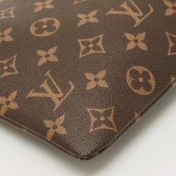 Pre Owned Louis Vuitton Black Monogram Canvas Daily Pouch