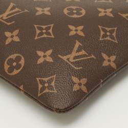 Pre Owned Louis Vuitton Black Monogram Canvas Daily Pouch
