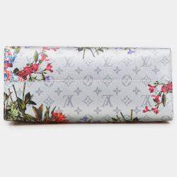 Pre Owned Louis Vuitton Silver Monogram Metallic LV Garden OnTheGo MM