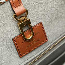 Pre Owned Louis Vuitton Silver Monogram Metallic LV Garden OnTheGo MM