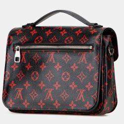 Pre Owned Louis Vuitton Black Monogram Infrarouge Pochette Metis