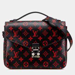 Pre Owned Louis Vuitton Black Monogram Infrarouge Pochette Metis