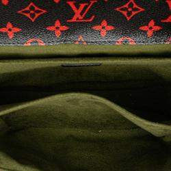 Pre Owned Louis Vuitton Black Monogram Infrarouge Pochette Metis