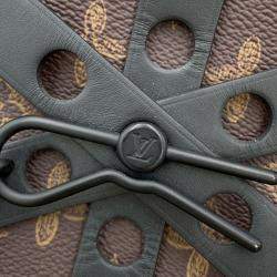 Pre Owned Louis Vuitton Brown Monogram Wheel Box