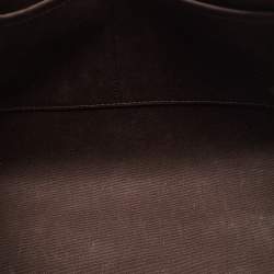 Pre Owned Louis Vuitton Amarante Monogram Vernis Brea MM Bag