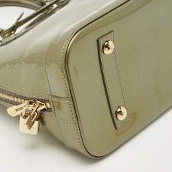 مملوكة مسبقًا Louis Vuitton Vert Olive Monogram Vernis Alma PM Bag