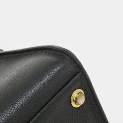 Pre Owned Louis Vuitton On My Side MM Brown Monogram Canvas Handbag