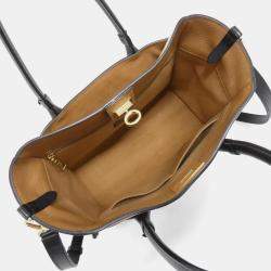 Pre Owned Louis Vuitton On My Side MM Brown Monogram Canvas Handbag