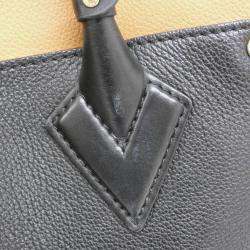 Pre Owned Louis Vuitton On My Side MM Brown Monogram Canvas Handbag