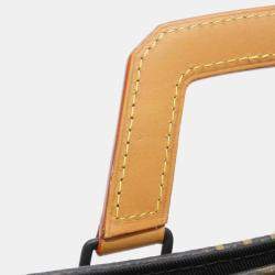 Pre Owned Louis Vuitton Mini Giant Damier Ebene Canvas Tote Bag