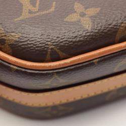 Pre Owned Louis Vuitton Boite Chapeau Souple PM Brown Monogram Coated Canvas Shoulder Bag