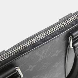 Pre Owned Louis Vuitton Sac Plat Cross Monogram Eclipse Canvas Handbag