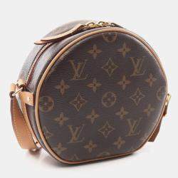 Pre Owned Louis Vuitton Boite Chapeau Souple PM Brown Monogram Coated Canvas Shoulder Bag