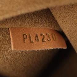 Pre Owned Louis Vuitton Boite Chapeau Souple PM Brown Monogram Coated Canvas Shoulder Bag