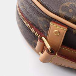 Pre Owned Louis Vuitton Boite Chapeau Souple PM Brown Monogram Coated Canvas Shoulder Bag