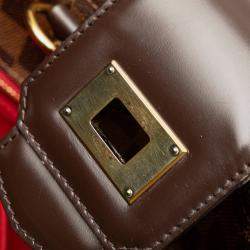 Pre Owned Louis Vuitton Brown Damier Ebene Cabas Rosebery