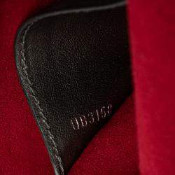 Pre Owned Louis Vuitton Brown Red Bicolor Leather MyLockMe Chain Pochette