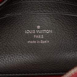 Pre Owned Louis Vuitton Brown Red Bicolor Leather MyLockMe Chain Pochette