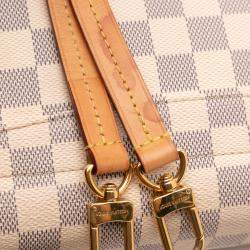 Pre Owned Louis Vuitton Grey White Damier Azur Croisette