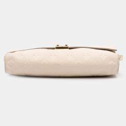 Pre Owned Louis Vuitton White Monogram Empreinte Fascinante