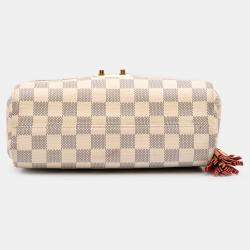Pre Owned Louis Vuitton White Damier Azur Croisette