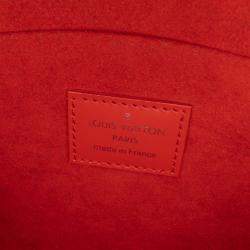 Pre Owned Louis Vuitton Red Epi Pochette Felicie