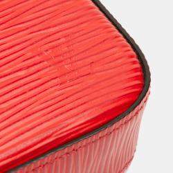 Pre Owned Louis Vuitton Red Epi Pochette Felicie