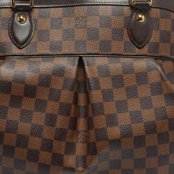 Pre Owned Louis Vuitton Damier Ebene Canvas Trevi GM Bag