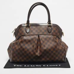 Pre Owned Louis Vuitton Damier Ebene Canvas Trevi GM Bag