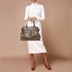 Pre Owned Louis Vuitton Damier Ebene Canvas Trevi GM Bag