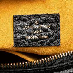 Pre Owned Louis Vuitton Black Monogram Denim Mahina XS