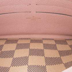 Pre Owned Louis Vuitton White Damier Azur Pochette Felicie