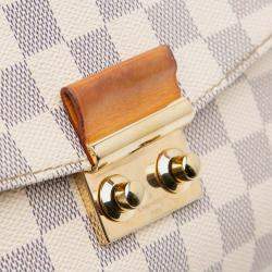 Pre Owned Louis Vuitton White Damier Azur Croisette
