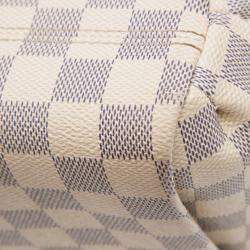 Pre Owned Louis Vuitton White Damier Azur Croisette