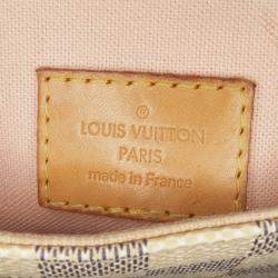 Pre Owned Louis Vuitton White Damier Azur Croisette