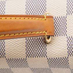 Pre Owned Louis Vuitton White Damier Azur Croisette